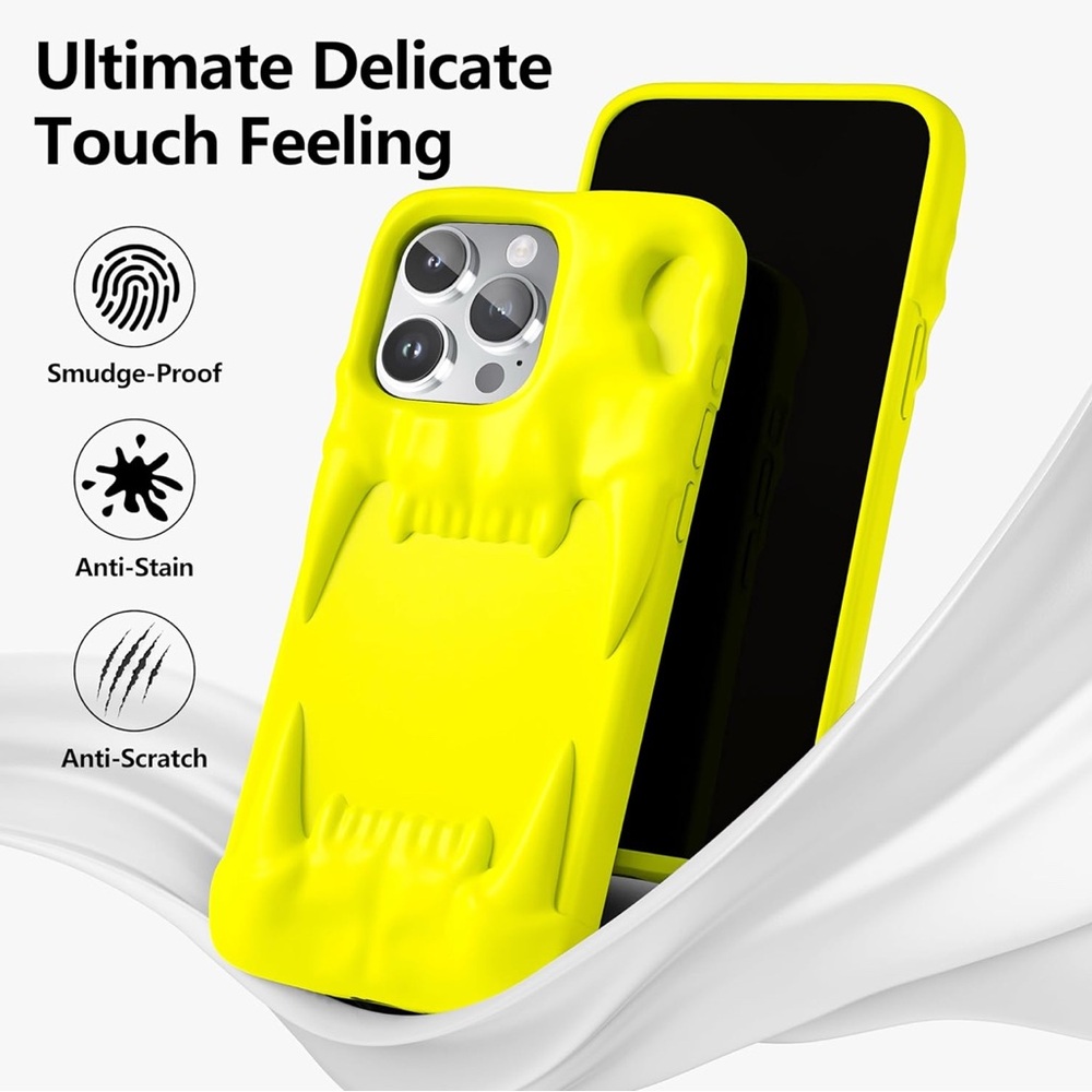 Yellow Skull Phone Case - Picture 6 of 7